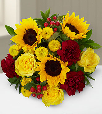Harvest Celebrations Mixed Fall Flower Bouquet