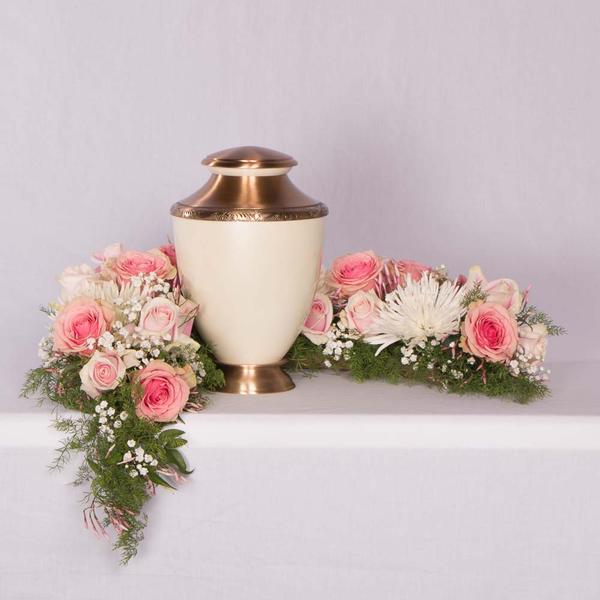 Crescent Urn Arrangement