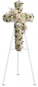 Deepest Faith Cross  White
