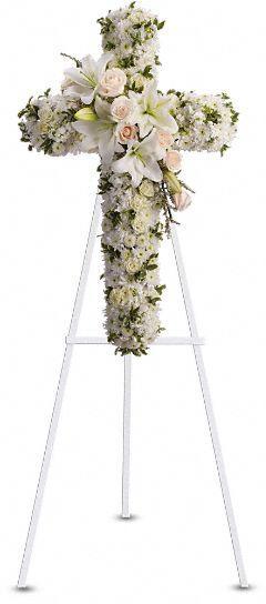 Deepest Faith Cross  White