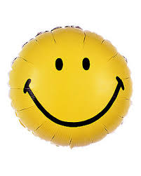 Happy Face Balloon 6"